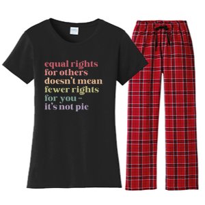 Equal Rights For Others DoesnT Mean Fewer Rights For You Lgbt Women's Flannel Pajama Set