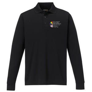 Equal Rights For Others Its Not Pie LGBT Ally Pride Month Performance Long Sleeve Polo