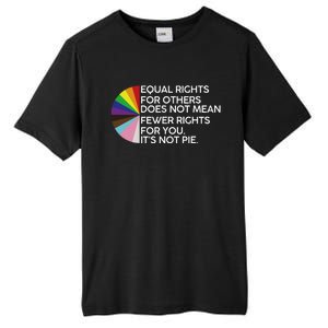 Equal Rights For Others Its Not Pie LGBT Ally Pride Month Tall Fusion ChromaSoft Performance T-Shirt