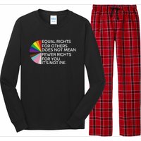 Equal Rights For Others Its Not Pie LGBT Ally Pride Month Long Sleeve Pajama Set