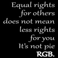 Equal Rights For Others Does Not Mean Less Rights For You Drawstring Bag