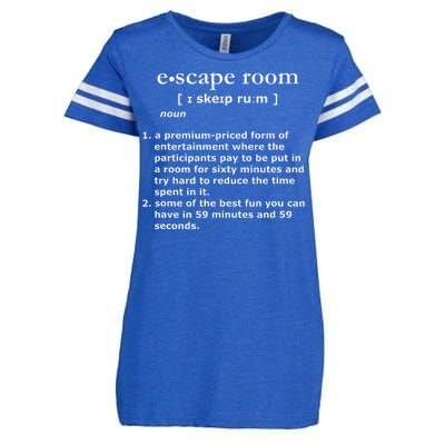 Escape Room Funny Definition Enza Ladies Jersey Football T-Shirt