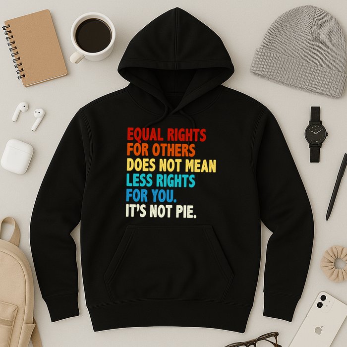 Equal Rights For Other Does Not Mean Less Rights For You It's Not Pie Hoodie