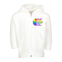 Equal Rights For Others Does Not Mean Fewer Rights For You Toddler Zip Fleece Hoodie