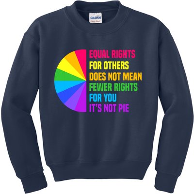 Equal Rights For Others Does Not Mean Fewer Rights For You Kids Sweatshirt