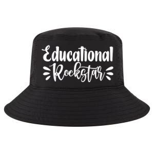 Educational Rockstar Funny Graphic Teacher Tee Gift Cool Comfort Performance Bucket Hat