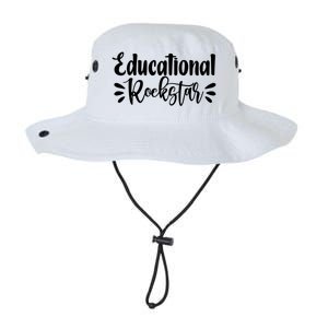 Educational Rockstar Funny Graphic Teacher Tee Gift Legacy Cool Fit Booney Bucket Hat