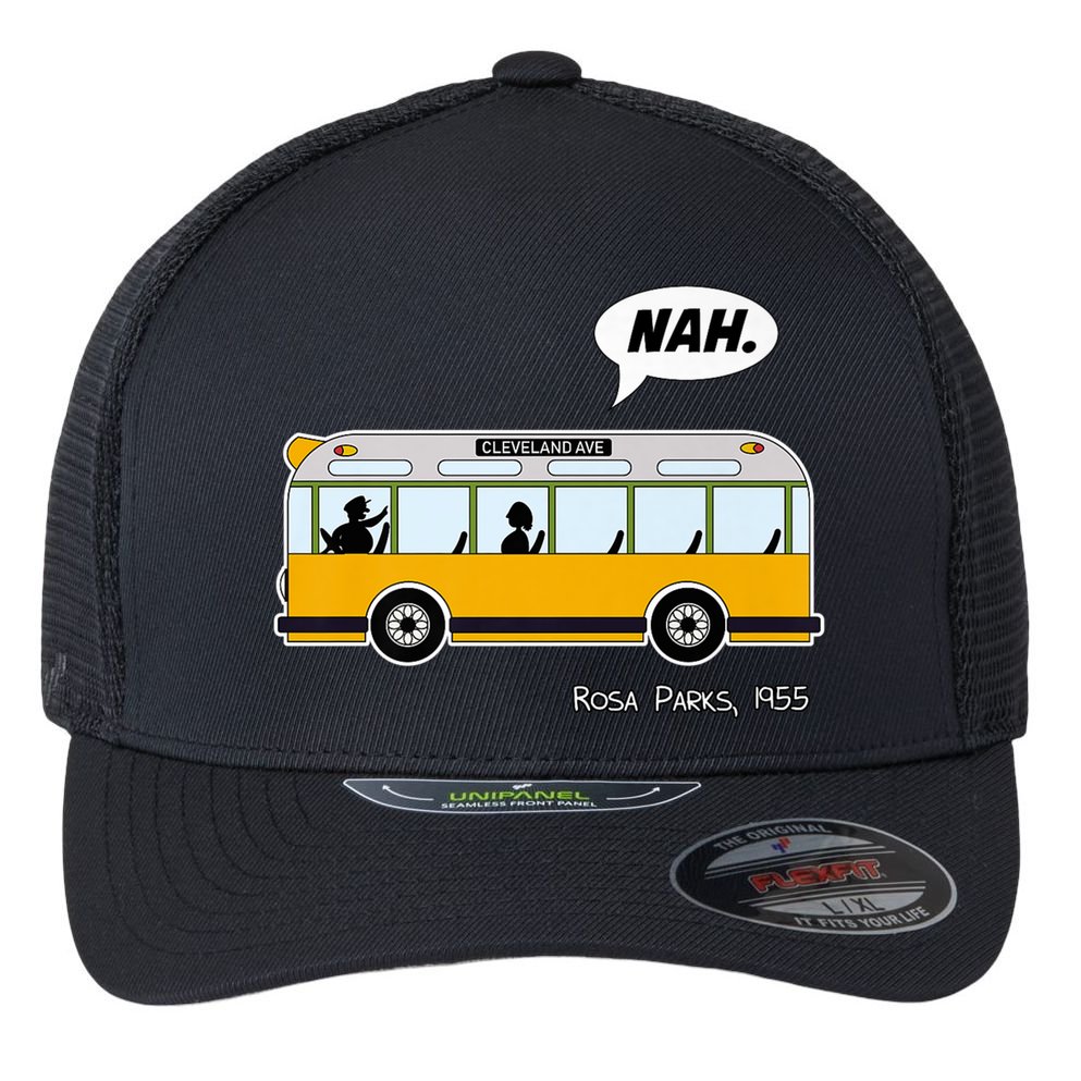 Equality Rosa Freedom Civil Rights Parks Afro Gift Premium Flexfit Unipanel Trucker Cap