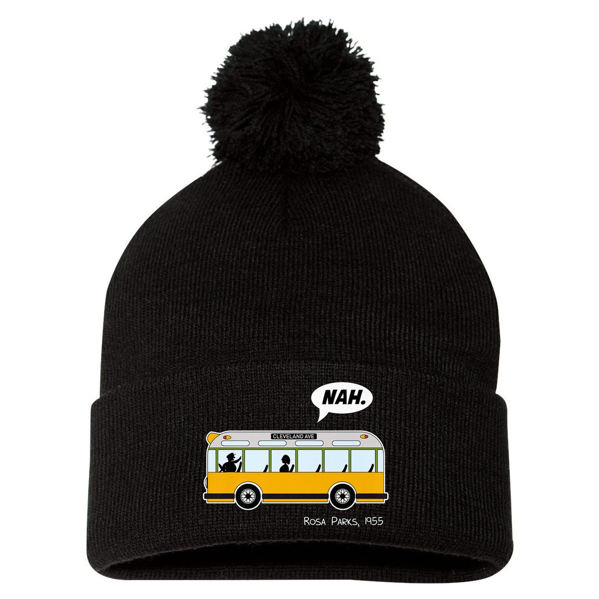 Equality Rosa Freedom Civil Rights Parks Afro Gift Premium Pom Pom 12in Knit Beanie