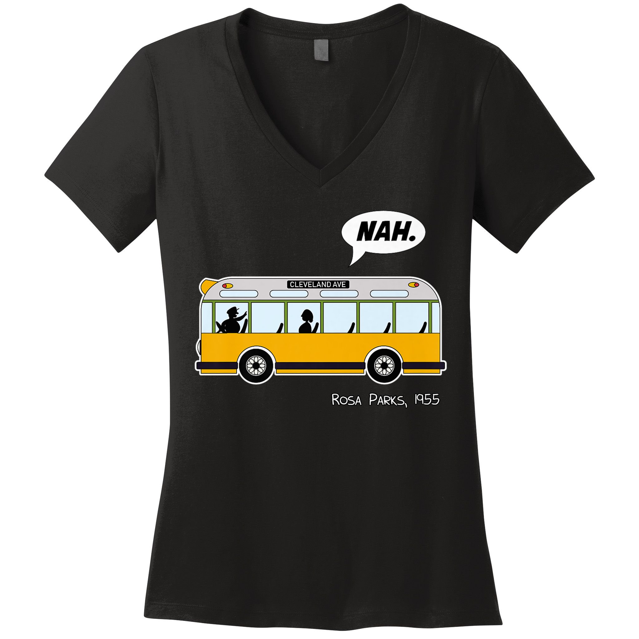 Equality Rosa Freedom Civil Rights Parks Afro Gift Premium Women's V-Neck T-Shirt