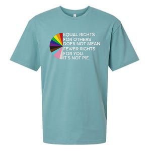 Equal Rights For Others Its Not Pie Lgbt Ally Pride Month Sueded Cloud Jersey T-Shirt