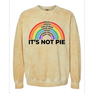 Equal Rights For Other Does Not Mean Fewer Rights For You Colorblast Crewneck Sweatshirt