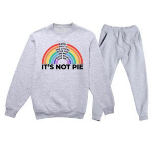 Equal Rights For Other Does Not Mean Fewer Rights For You Premium Crewneck Sweatsuit Set