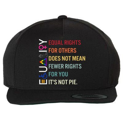 equal rights for others does not mean fewer rights for you Wool Snapback Cap