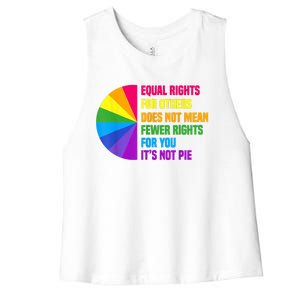 Equal Rights For Others Does Not Mean Fewer Rights For You Women's Racerback Cropped Tank