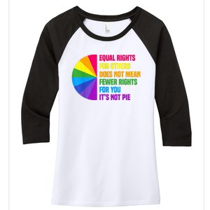 Equal Rights For Others Does Not Mean Fewer Rights For You Women's Tri-Blend 3/4-Sleeve Raglan Shirt