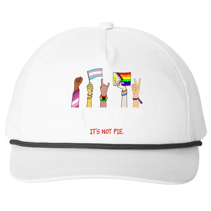 Equal Rights For Others Does Not Mean Fewer Rights For You Snapback Five-Panel Rope Hat