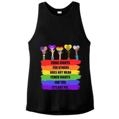 Equal Rights For Others LGBT Pride Month 2022 Ladies PosiCharge Tri-Blend Wicking Tank