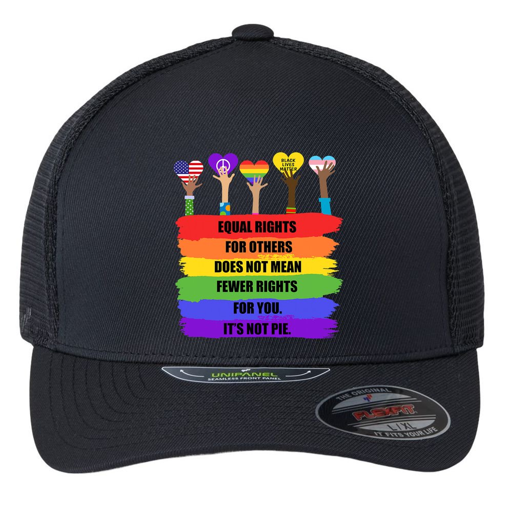 Equal Rights For Others LGBT Pride Month 2022 Flexfit Unipanel Trucker Cap