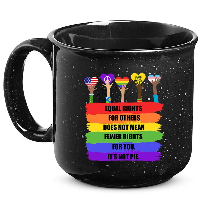 Equal Rights For Others LGBT Pride Month 2022 15oz Campfire Ceramic Mug