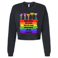Equal Rights For Others LGBT Pride Month 2022 Cropped Pullover Crew