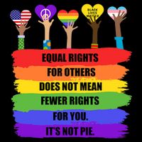 Equal Rights For Others LGBT Pride Month 2022 Cropped Pullover Crew