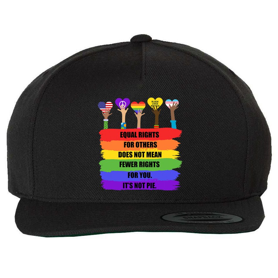 Equal Rights For Others LGBT Pride Month 2022 Wool Snapback Cap