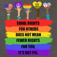 Equal Rights For Others LGBT Pride Month 2022 Cotton Canvas Backpack