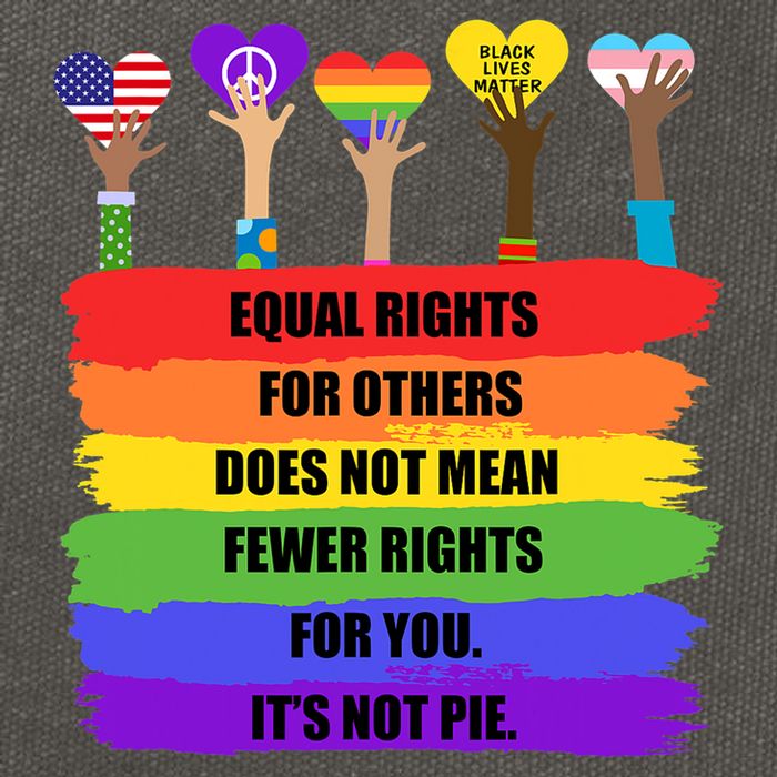 Equal Rights For Others LGBT Pride Month 2022 Cotton Canvas Backpack