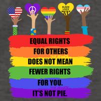 Equal Rights For Others LGBT Pride Month 2022 Vector Backpack