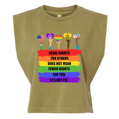 Equal Rights For Others LGBT Pride Month 2022 Garment-Dyed Women's Muscle Tee