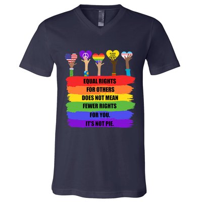 Equal Rights For Others LGBT Pride Month 2022 V-Neck T-Shirt