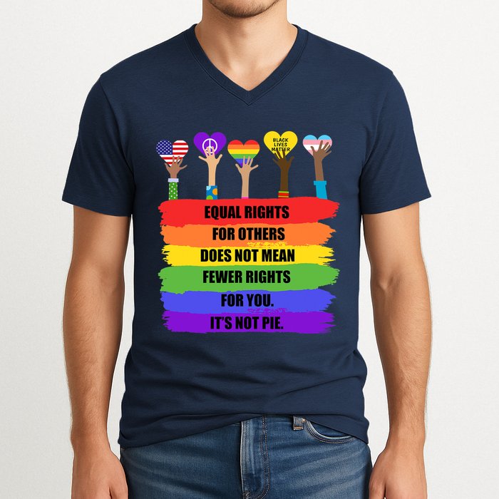 Equal Rights For Others LGBT Pride Month 2022 V-Neck T-Shirt