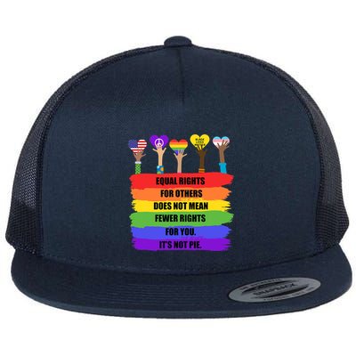 Equal Rights For Others LGBT Pride Month 2022 Flat Bill Trucker Hat