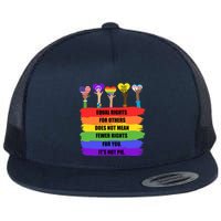 Equal Rights For Others LGBT Pride Month 2022 Flat Bill Trucker Hat