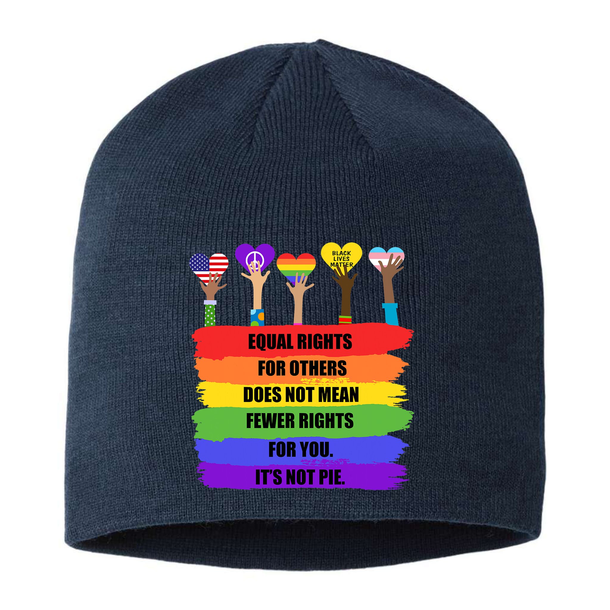 Equal Rights For Others LGBT Pride Month 2022 Sustainable Beanie