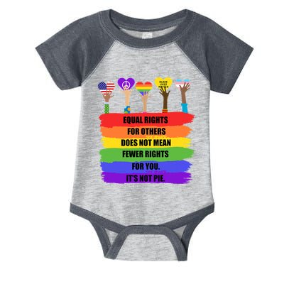 Equal Rights For Others LGBT Pride Month 2022 Infant Baby Jersey Bodysuit