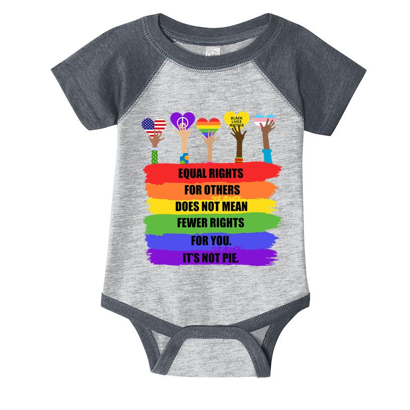 Equal Rights For Others LGBT Pride Month 2022 Infant Baby Jersey Bodysuit