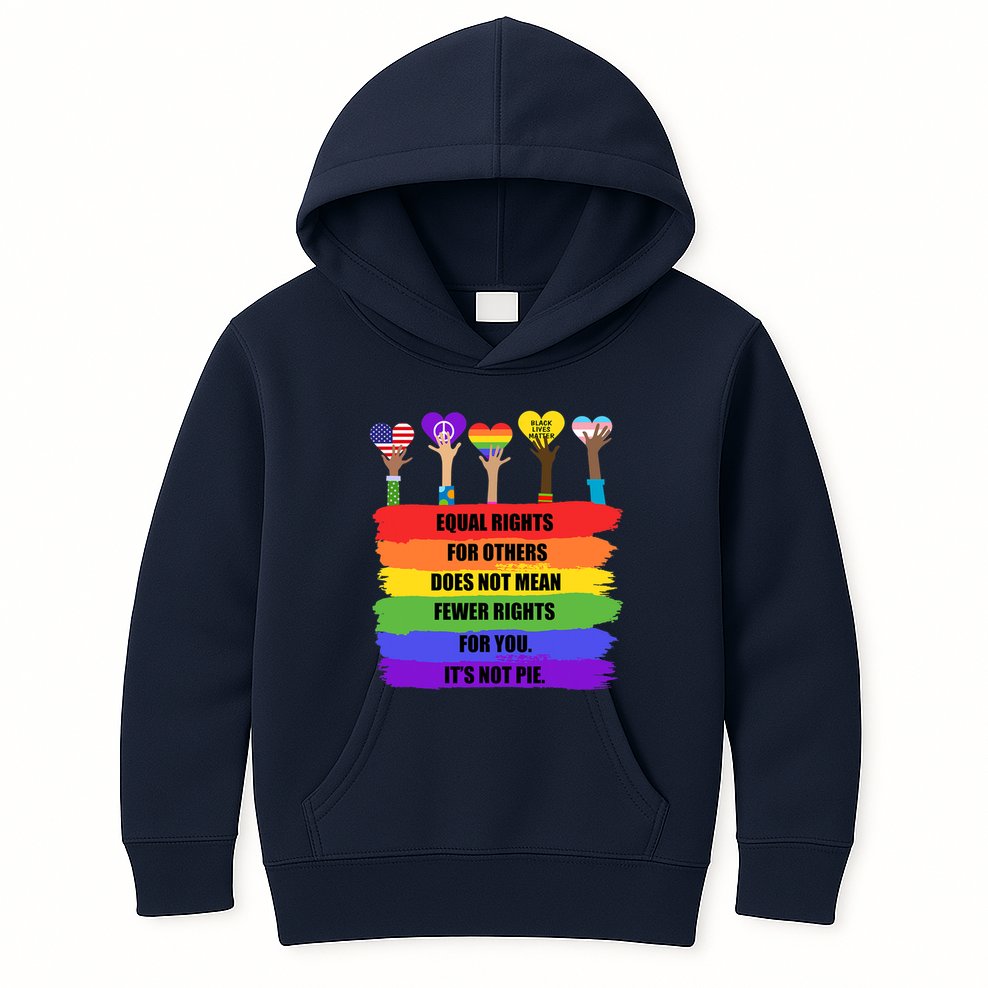 Equal Rights For Others LGBT Pride Month 2022 Kids Hoodie
