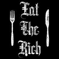 Eat Rich Funny Anarchist Revolution Anti Poverty Bucket Hat