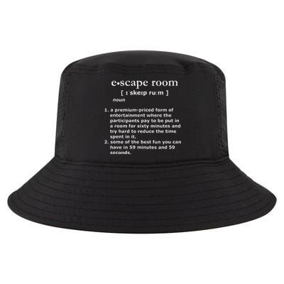 Escape Room Funny Definition Cool Comfort Performance Bucket Hat