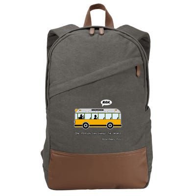 Equality Rosa Freedom Civil Rights Parks Afro Cotton Canvas Backpack