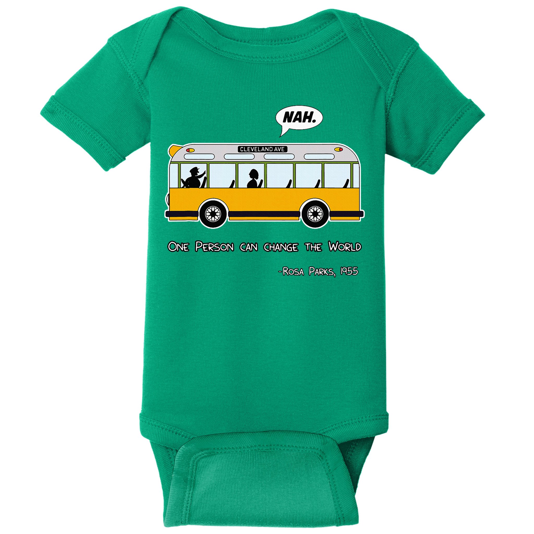 Equality Rosa Freedom Civil Rights Parks Afro Baby Bodysuit