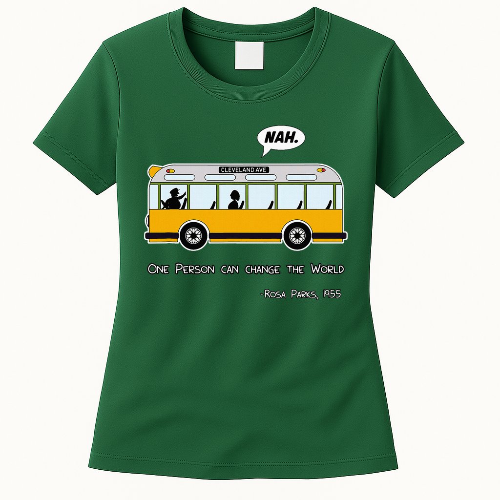 Equality Rosa Freedom Civil Rights Parks Afro Womens T-Shirt