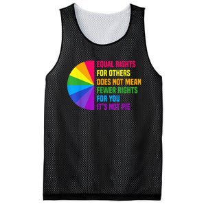 Equal Rights For Others Does Not Mean Fewer Rights For You Mesh Reversible Basketball Jersey Tank