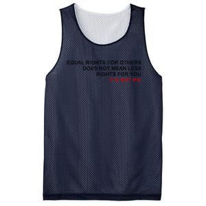 Equal Rights For Others Does Not Mean Less Rights For You Mesh Reversible Basketball Jersey Tank