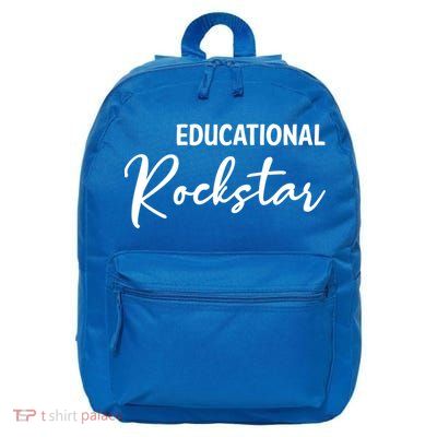 Educational Rockstar Great Gift 16 in Basic Backpack