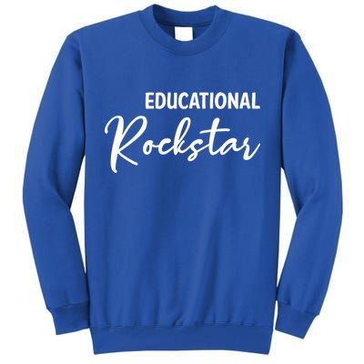 Educational Rockstar Great Gift Tall Sweatshirt