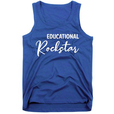 Educational Rockstar Great Gift Tank Top