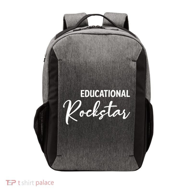 Educational Rockstar Great Gift Vector Backpack